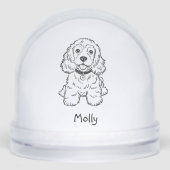 Personalized Spaniel Dog Christmas (正面)