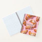 Personalized Sparkle Croissant Style ノートブック (内部)