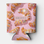 Personalized Sparkle Croissant Style 缶クーラー (正面)