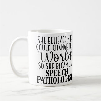 Personalized Speech Pathologist Gift Mug コーヒーマグカップ