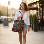 Personalized Spicy Peppers Pattern Tote Bag トートバッグ