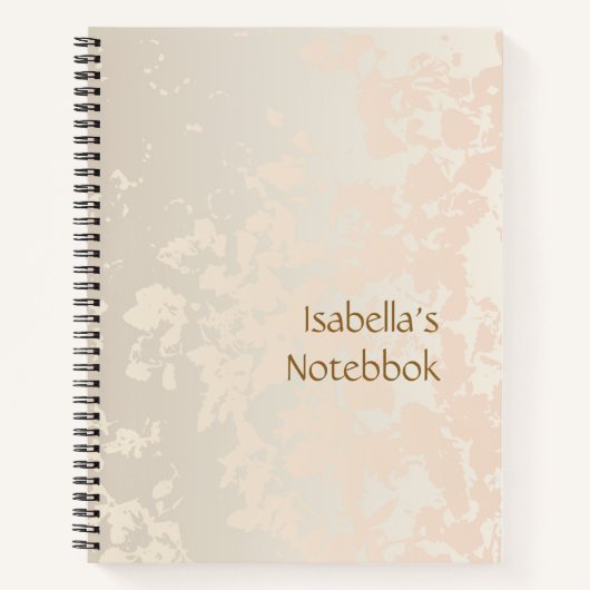 Personalized spiral notebook ノートブック (正面)
