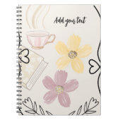 Personalized Spiral Photo Love Notebook ノートブック (正面)
