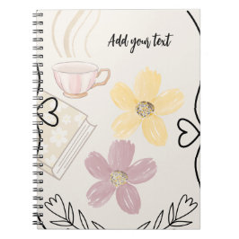 Personalized Spiral Photo Love Notebook ノートブック