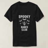 Personalized Spooky Halloween Group College Party Tシャツ (デザイン正面)