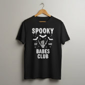 Personalized Spooky Halloween Group College Party Tシャツ