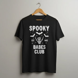 Personalized Spooky Halloween Group College Party Tシャツ