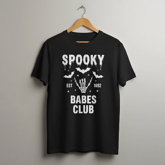 Personalized Spooky Halloween Group College Party Tシャツ
