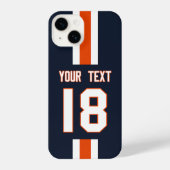 Personalized Sports Jersey  iPhoneケース (裏面)