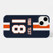 Personalized Sports Jersey  iPhoneケース (裏面横)