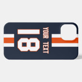 Personalized Sports Jersey  iPhoneケース (裏面横)