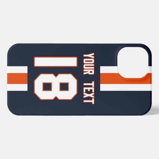 Personalized Sports Jersey  iPhoneケース (裏面横)