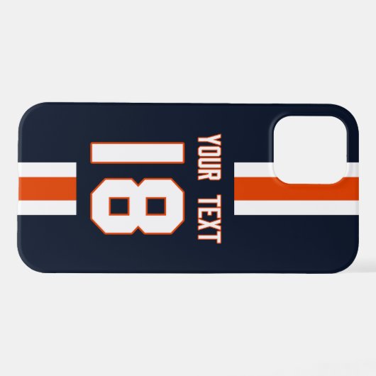 Personalized Sports Jersey  iPhoneケース (裏面横)
