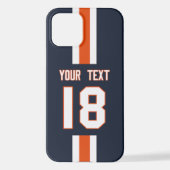 Personalized Sports Jersey  iPhoneケース (裏面)