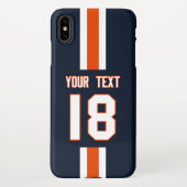 Personalized Sports Jersey  iPhoneケース (裏面)