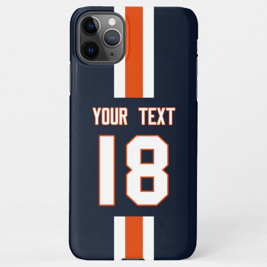 Personalized Sports Jersey  iPhoneケース (裏面)