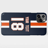Personalized Sports Jersey  iPhoneケース (裏面横)
