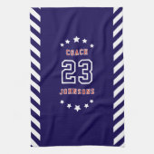 Personalized Sports Towel Custom team merch  キッチンタオル (縦)