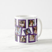 Personalized Spring Blossom Framed 17 Photos Mug コーヒーマグカップ (正面右)