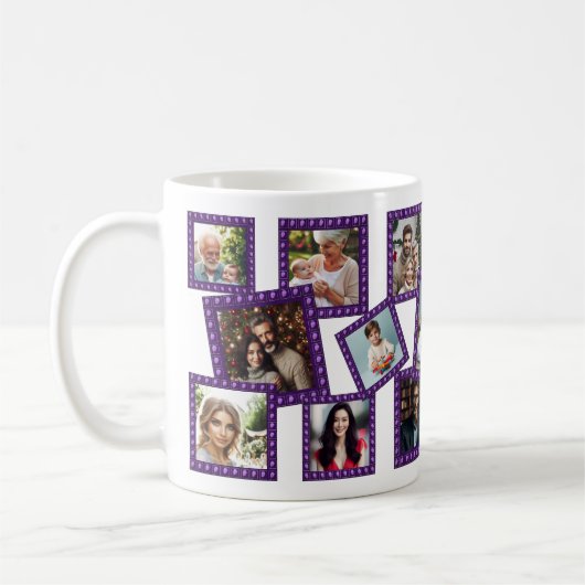 Personalized Spring Blossom Framed 17 Photos Mug コーヒーマグカップ (左)