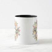 Personalized Spring Floral Keepsake マグカップ (中央)