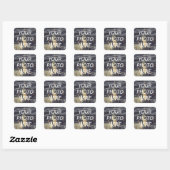Personalized Square Photo Sticker Sheet スクエアシール (シート)