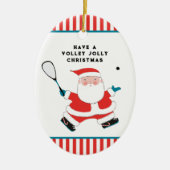 Personalized squash sports ceramic ornament セラミックオーナメント (正面)