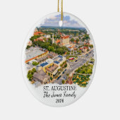 Personalized St. Augustine Ornament Custom Florida セラミックオーナメント (右)