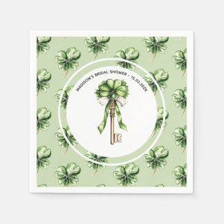 Personalized St. Patrick’s Day Bridal Shower スタンダードカクテルナプキン
