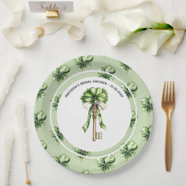 Personalized St. Patrick’s Day Bridal Shower ペーパープレート