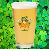 Personalized St. Patrick’s Day Leprechaun  タンブラーグラス