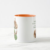 Personalized St. Patrick’s Day Long-Haired Cat Mug マグカップ (中央)