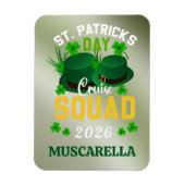 Personalized St. Patrick's Day Cruise Squad Door  マグネット (縦)