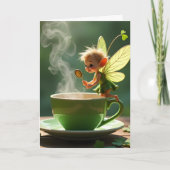 Personalized St. Patrick's Day Fairy Card シーズンカード (正面)