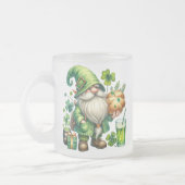 Personalized St. Patrick's Day Frosted Glass Mug フロストグラスマグカップ (左)