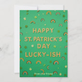 Personalized St Patrick's Day Holiday Card シーズンカード (正面)