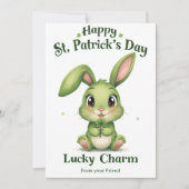 Personalized St Patrick's Day Holiday Card シーズンカード (正面)