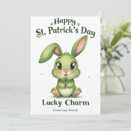 Personalized St Patrick's Day Holiday Card シーズンカード