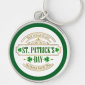 Personalized St. Patrick's Day I Luck of the Irish キーホルダー (正面)