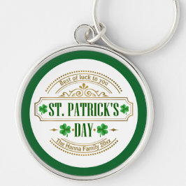 Personalized St. Patrick's Day I Luck of the Irish キーホルダー