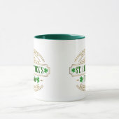 Personalized St. Patrick's Day I Luck of the Irish マグカップ (中央)