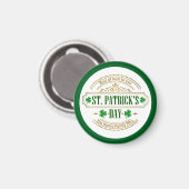 Personalized St. Patrick's Day I Luck of the Irish マグネット (正面/裏面)