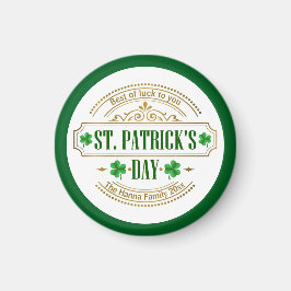 Personalized St. Patrick's Day I Luck of the Irish マグネット