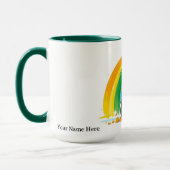 Personalized St. Patrick's Day Pot of Gold マグカップ (左)