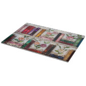 Personalized Stained Glass Bookshelf Cutting Board カッティングボード (角)