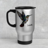 Personalized Stained Glass Hummingbird Coffee Cup  マグカップ