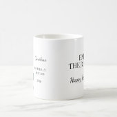 Personalized Stained Glass Rose Retirement Mug  コーヒーマグカップ (中央)