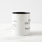 Personalized Stained Glass Rose Retirement Mug  ツートーンマグカップ (中央)