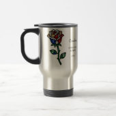 Personalized Stained Glass Rose Retirement Mug  トラベルマグ (左)