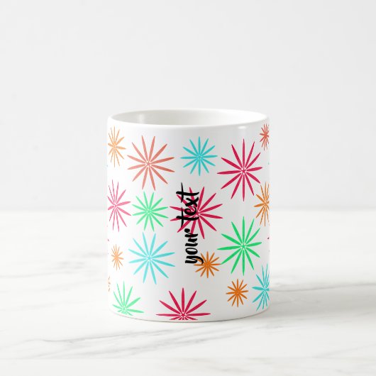 Personalized Starburst コーヒーマグカップ (中央)
